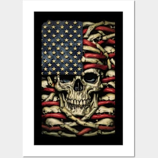 Skull Flag Posters and Art